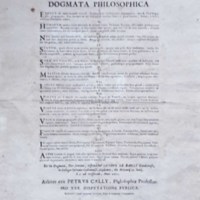 Dogme du philosophe Pierre Cally, Caen, 1671