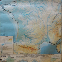 La France. relief et hydrographie. 1/ 2 000 000e.