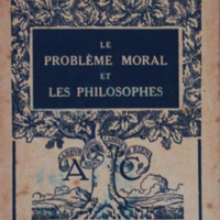 Le problème moral et les philosophes