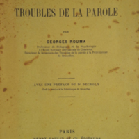 La parole et les troubles de la parole